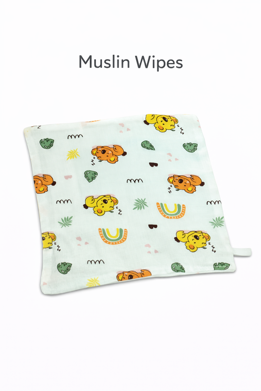 Kiddie Journey First Comfort Kit for Newborns | Muslin Jabla, Hooded Towel, Wipes, Nappy & Baby Sensory Rattle with Carry Bag (0–6 Months)